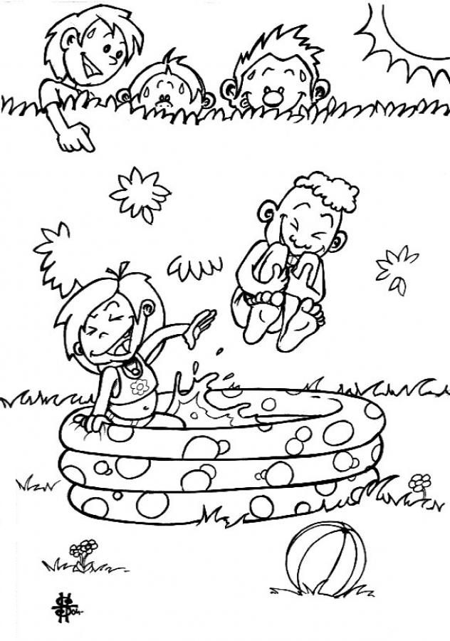 summer clothes coloring pages | Coloring Pages For Kids