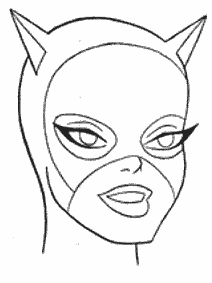 Catwoman Coloring Pages 10 | Free Printable Coloring Pages