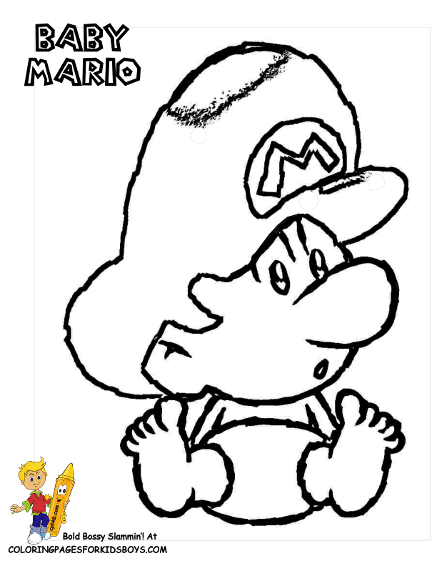 baby bowser coloring pages - photo #20