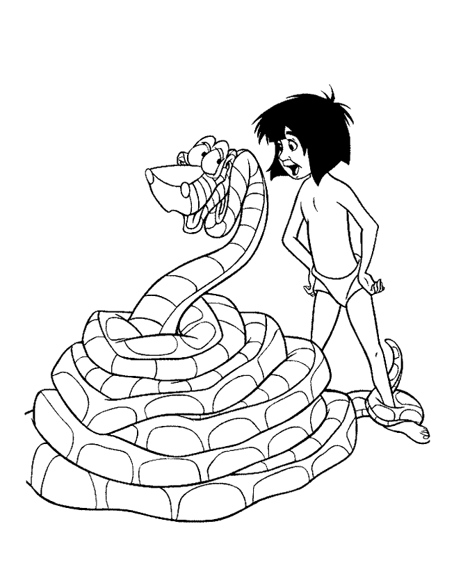 The Jungle Book coloring pages to print | Max birthday