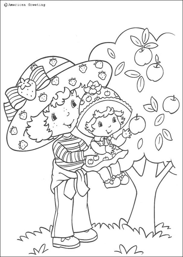 STRAWBERRY SHORTCAKE coloring pages - Strawberry Shortcake and ...