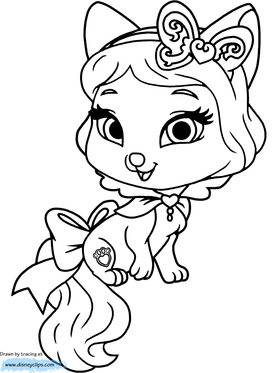 Princess Palace Pets Coloring Pages - Coloring Home