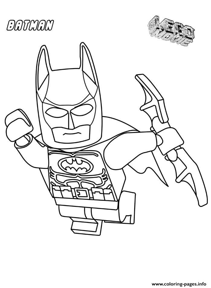 Print batman movie Coloring pages