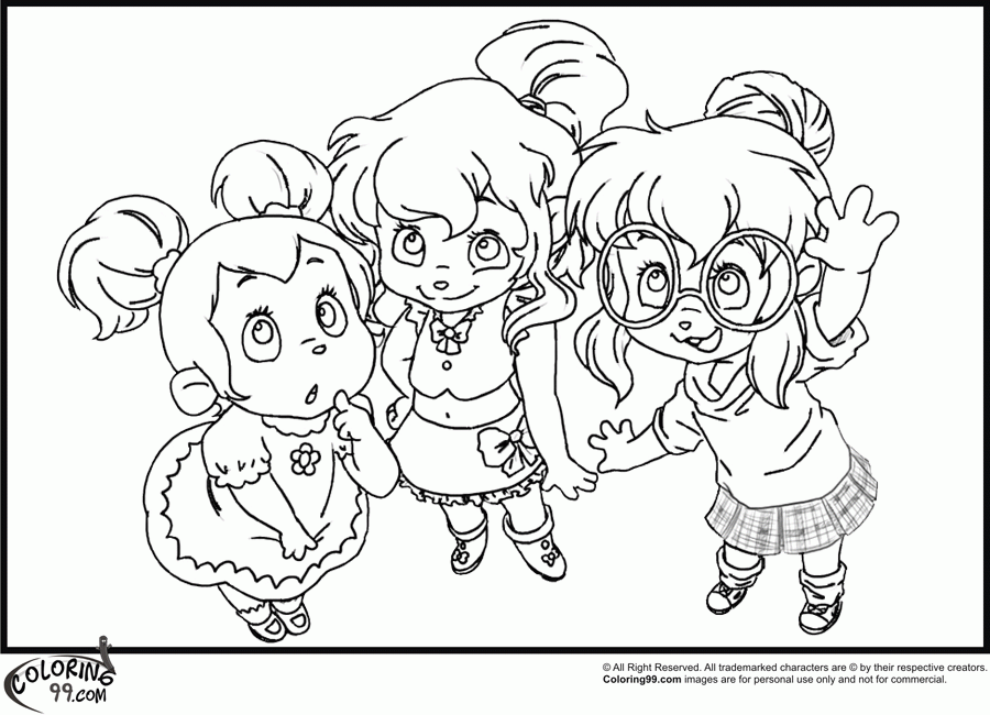 Chipettes Coloring Pages (16 Pictures) - Colorine.net | 23098