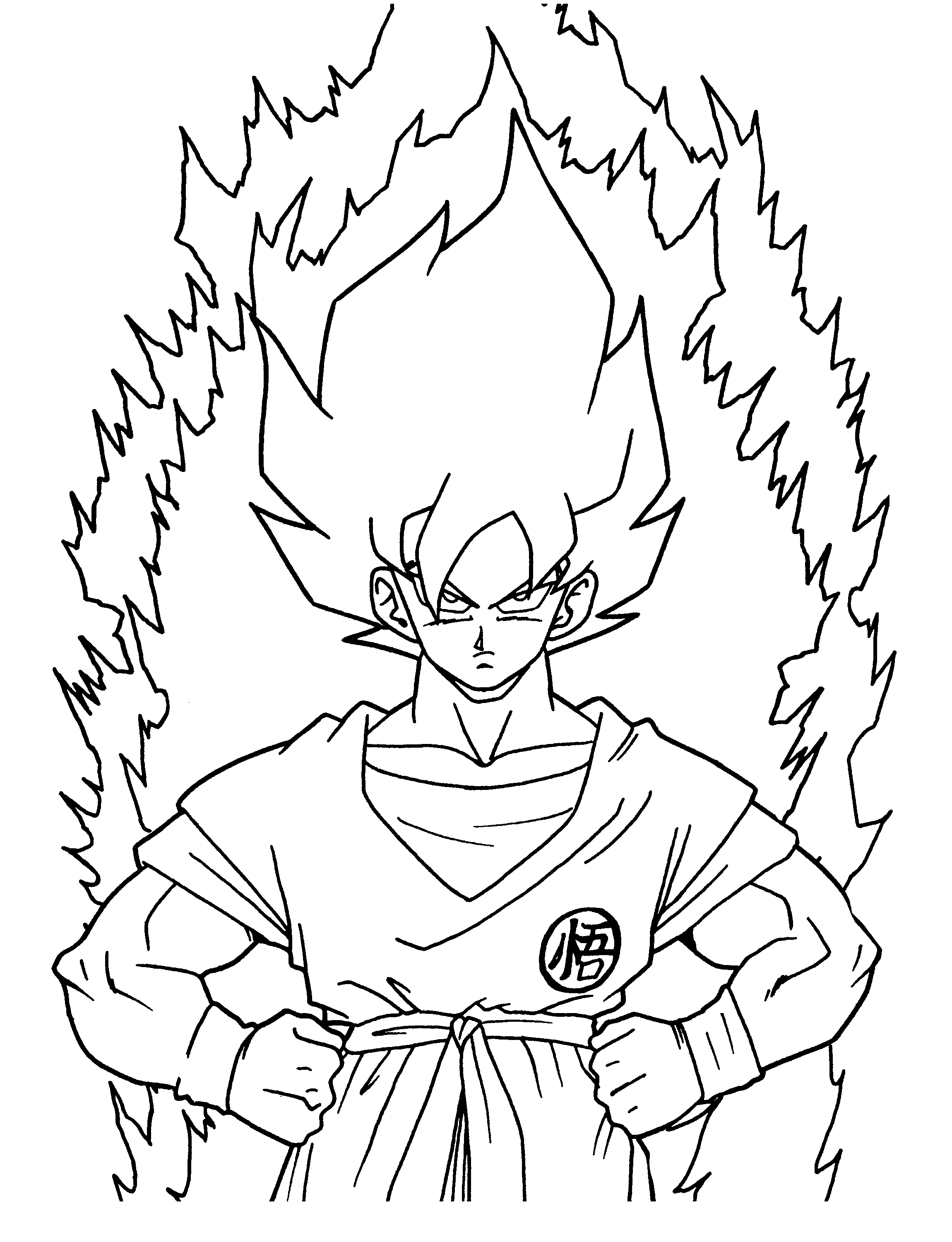 Dragon Ball Z Coloring Pages Â» Coloring Pages Kids