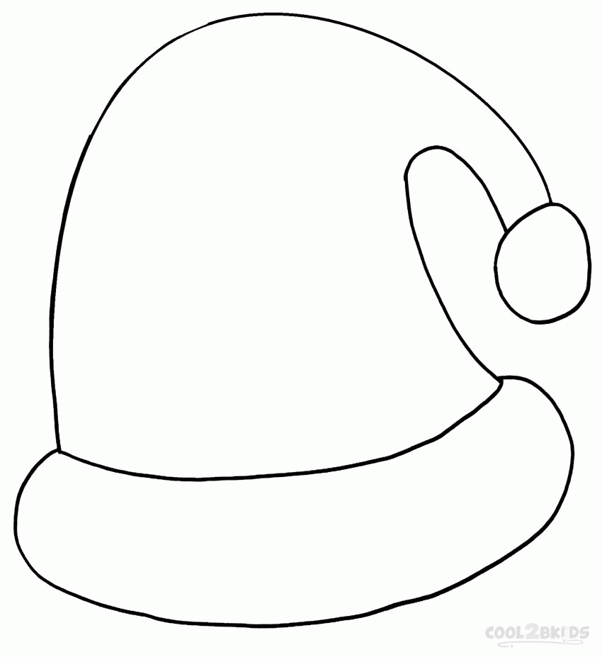 Santa Claus Face With No Beard Coloring Page - Coloring Home