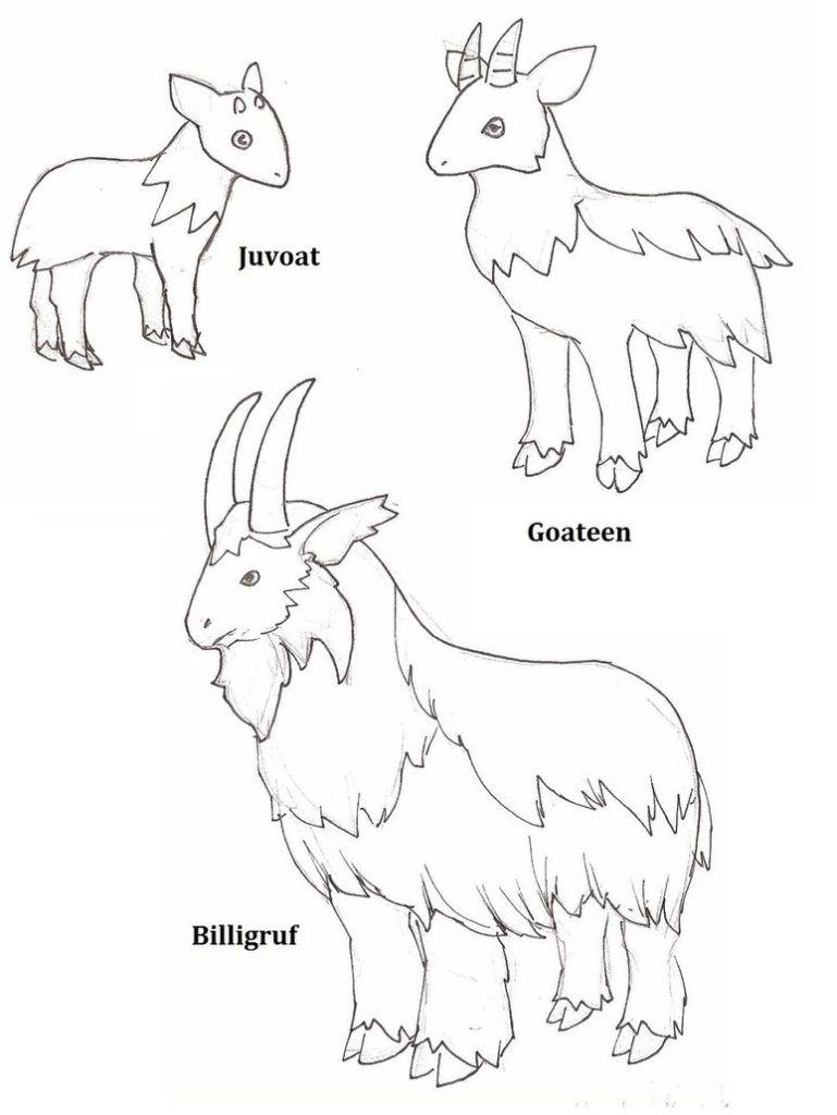 Little Billy Goat Gruff Images Three Billy Goats Gruff Coloring ...