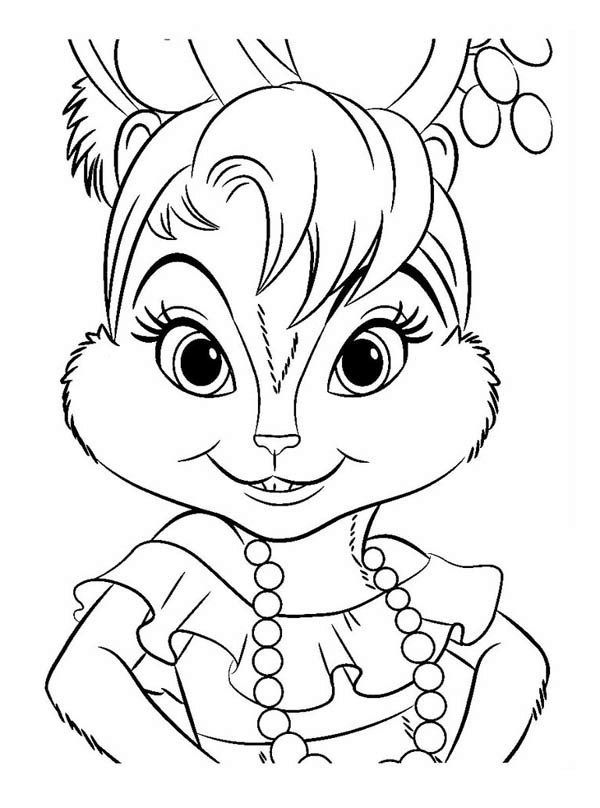 Brittany Chipmunk Coloring Pages Coloring Home