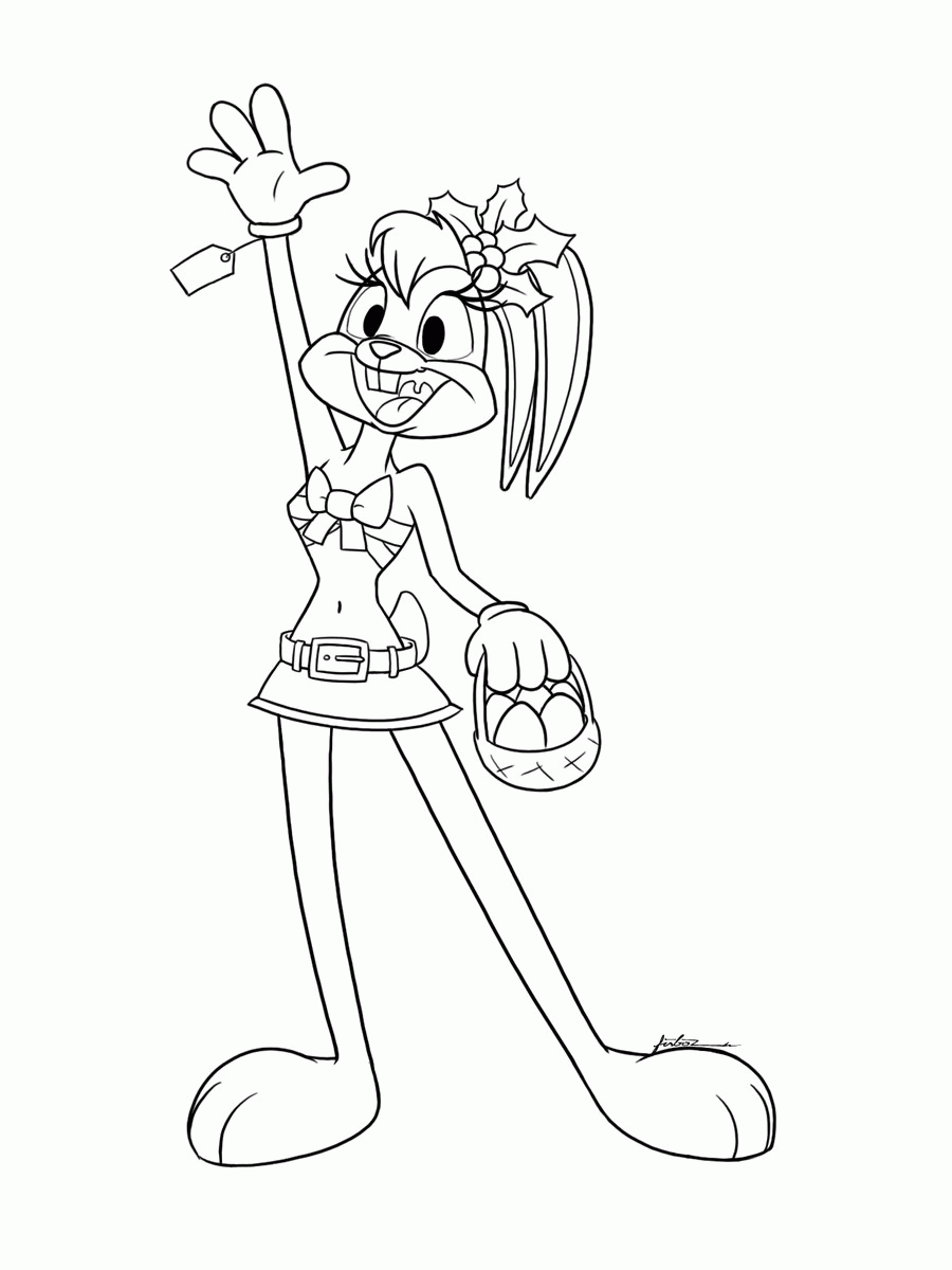 7 Pics of Lola Bunny Space Jam Coloring Pages - Lola Bunny ...