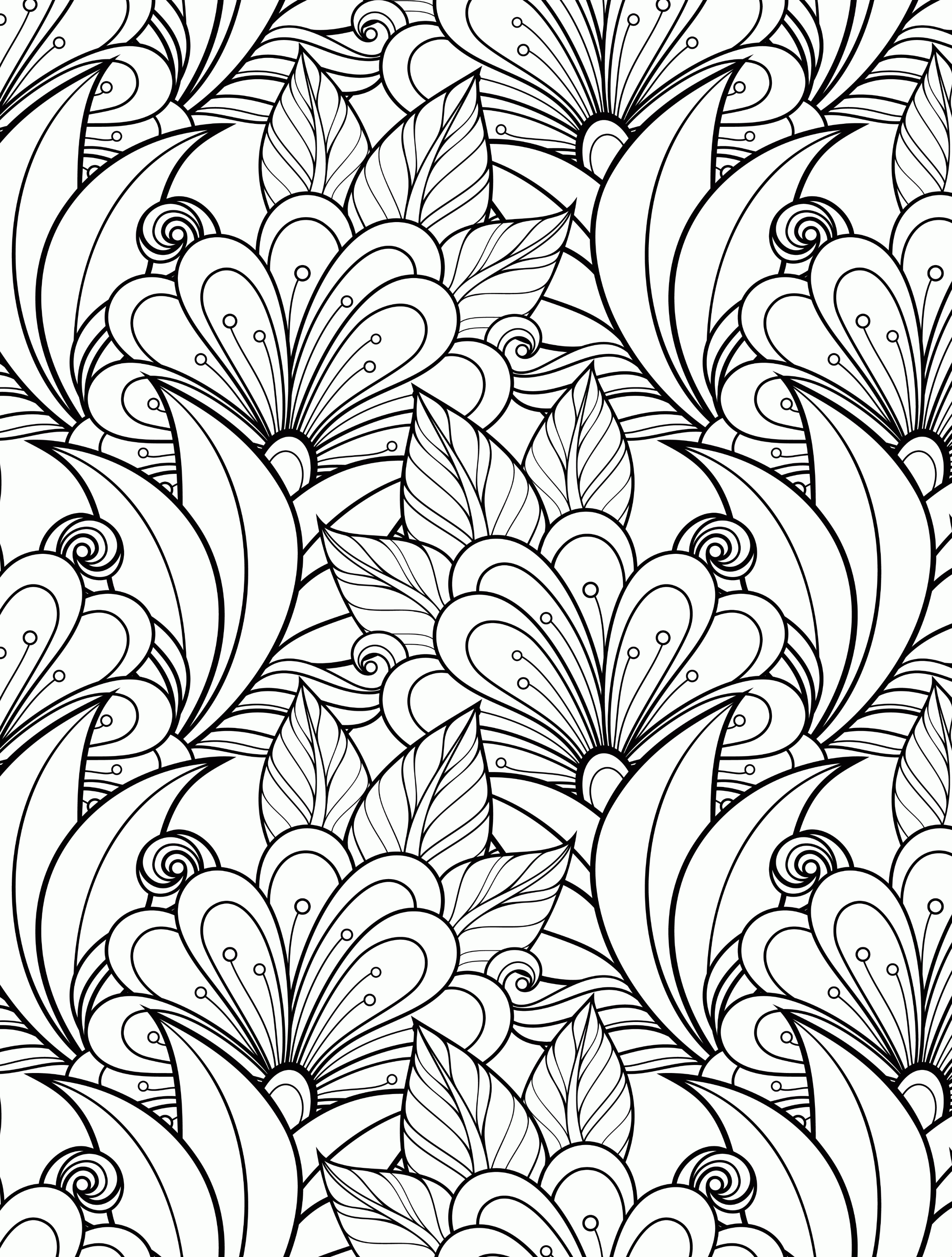 Download Free Printable Coloring Pages For Adults - Coloring Home