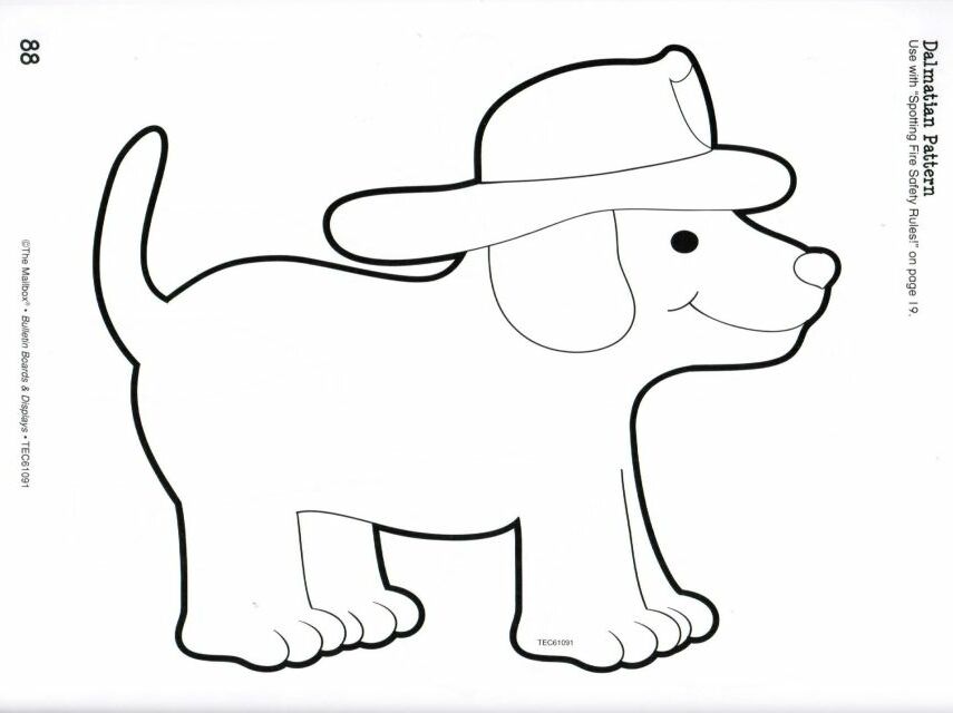 Coloring Pictures Of Dalmatian Dogs - Coloring Page