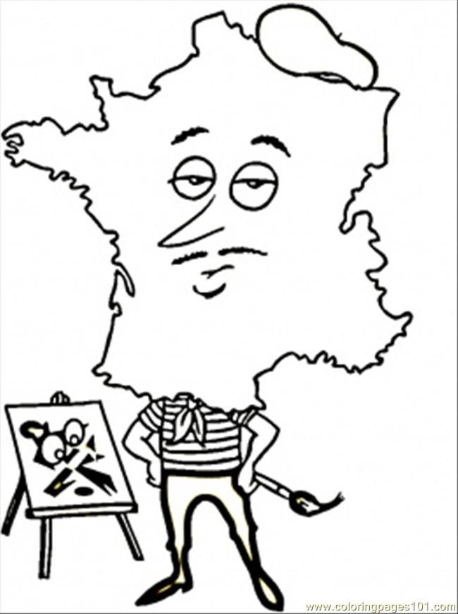 Coloring Pages About France - Coloring Pages For All Ages