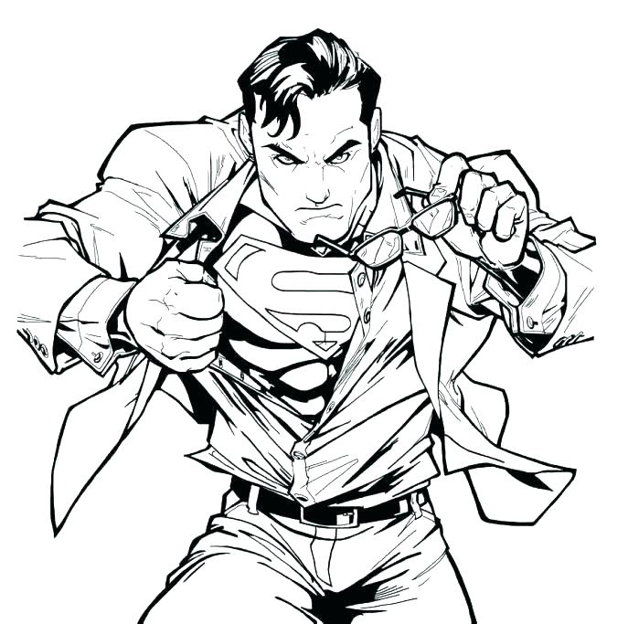 The best free Superman logo coloring page images. Download ...