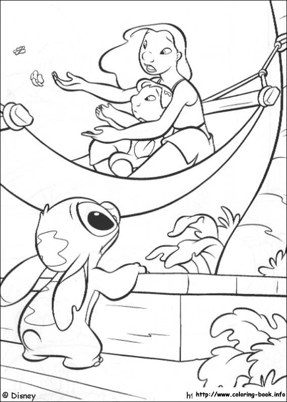 Lilo And Stitch Coloring Pages On Coloring-Book.info - Coloring Home
