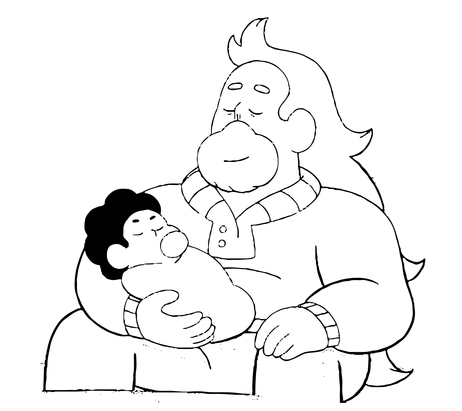Happy Father's Day! Greg and Baby Steven … - stevenuniverse