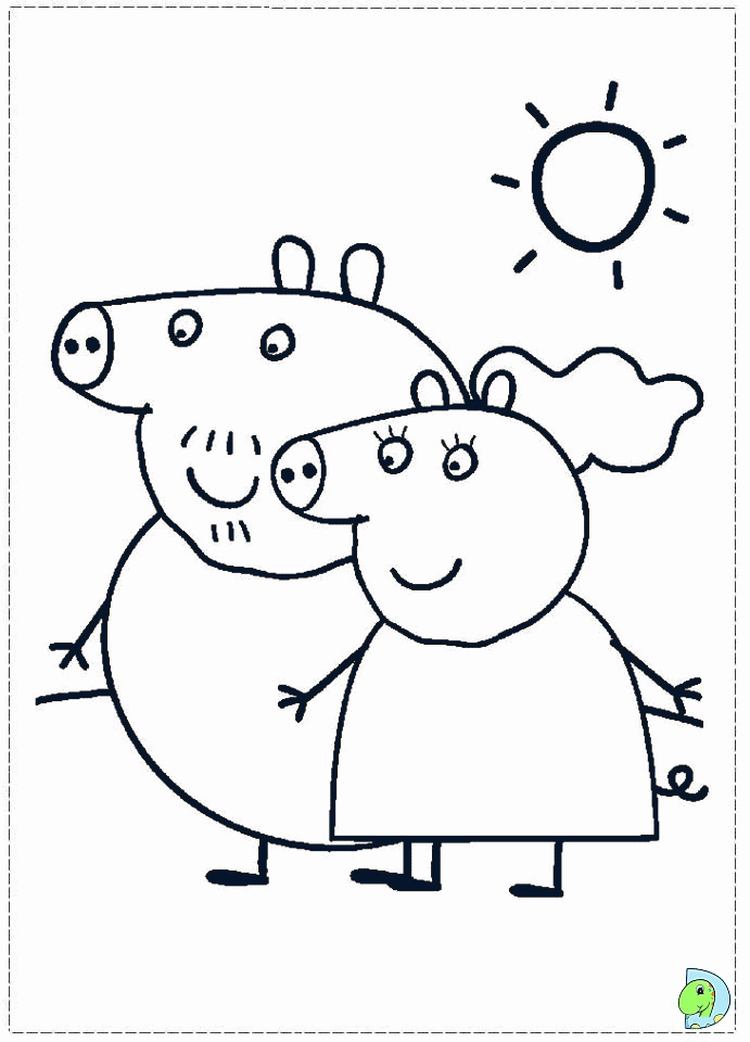 Peppa Pig Coloring page