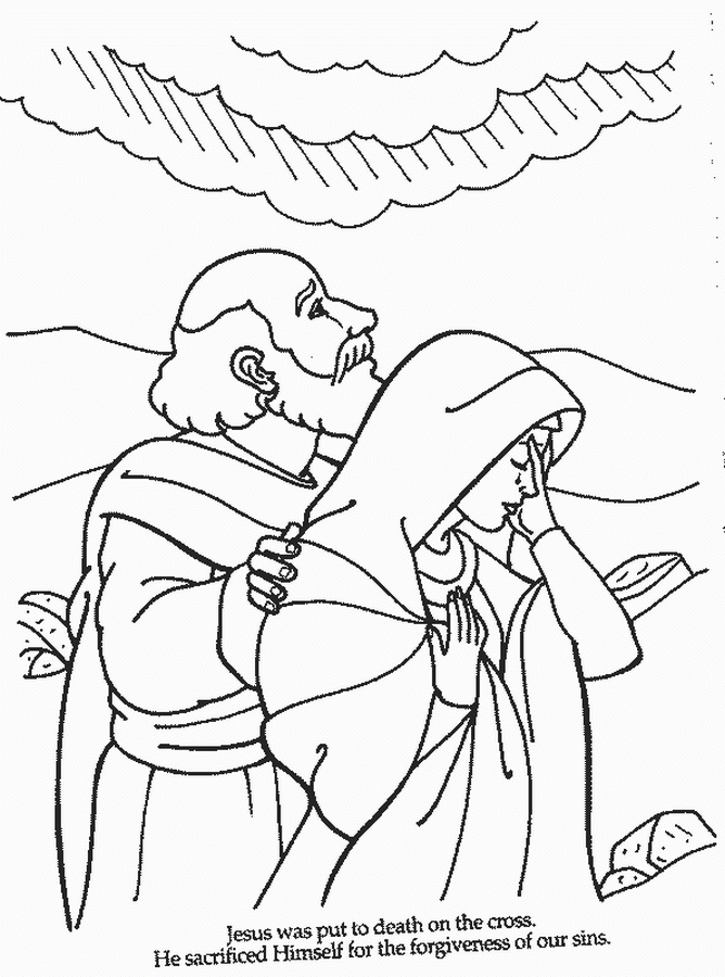 Colouring Pages For Kids Bible