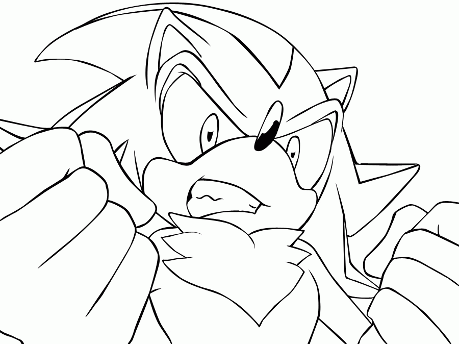 Shadow The Hedgehog Coloring Pages To Print - Coloring Home