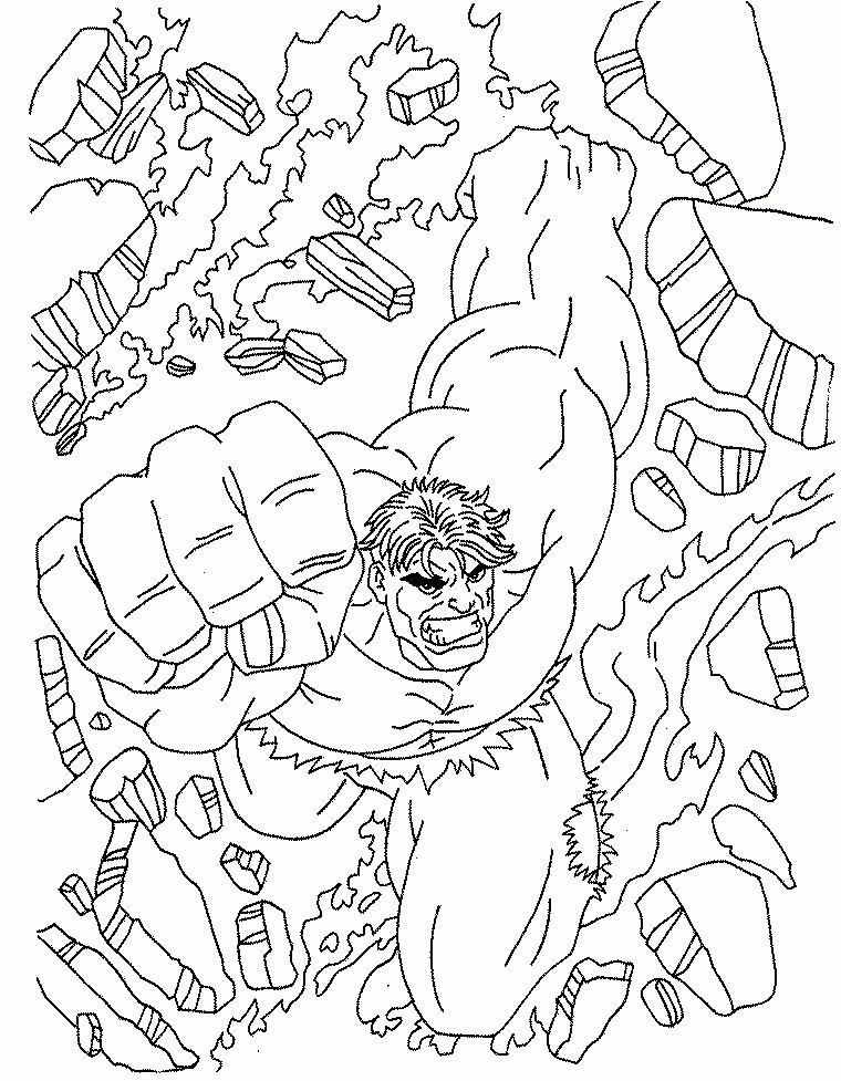 superman and hulk coloring pages | Coloring Pages For Kids