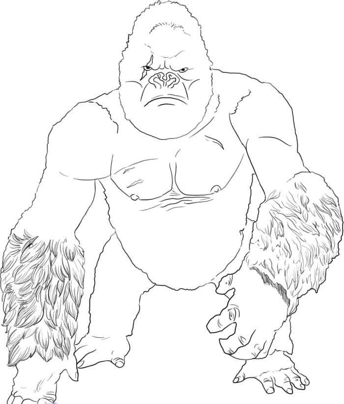 Coloring Pages King Kong Coloring Home