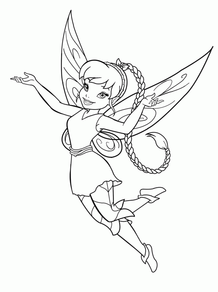 Tinkerbell And The Great Fairy Rescue Coloring Pages | 99coloring.com