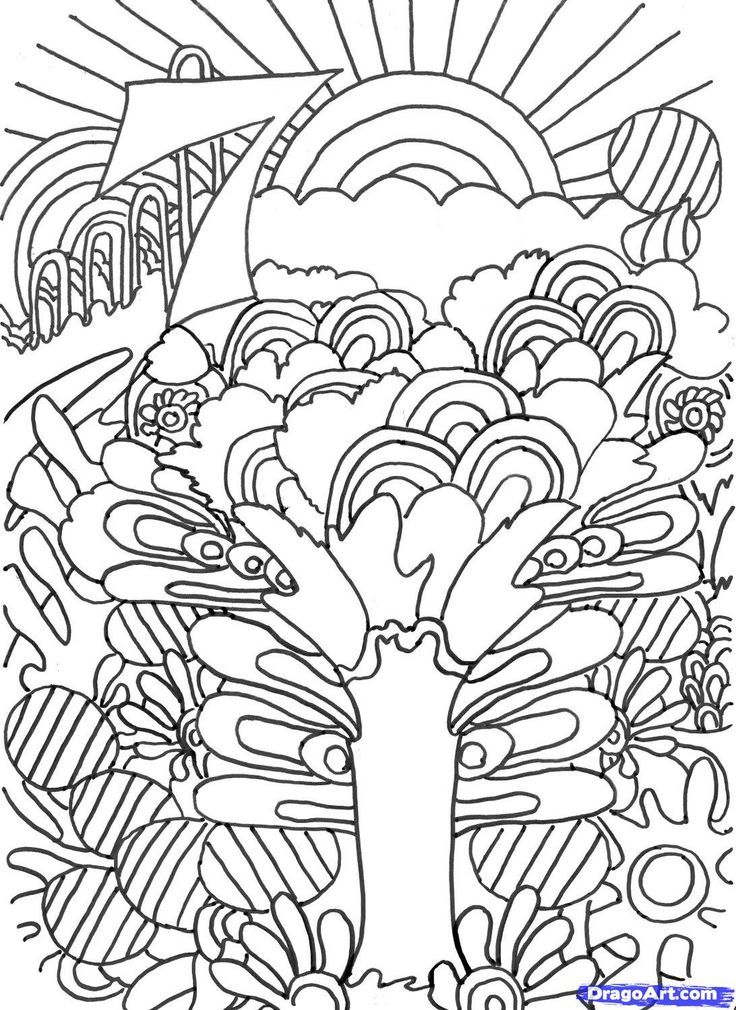 Pin by Deborah Henderson on Trippy Coloring Pages