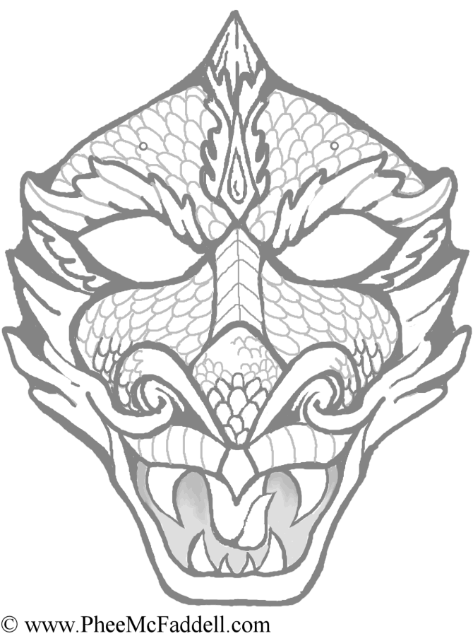 Mardi Gras Mask Coloring Pages 577 | Free Printable Coloring Pages