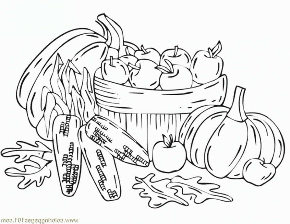Fall Harvest Coloring Pages Id 41982 Uncategorized Yoand 263020 