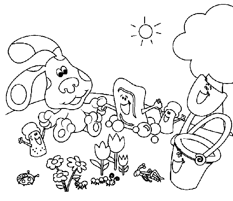 Fun Coloring Pages: Blue's Clues Coloring Pages