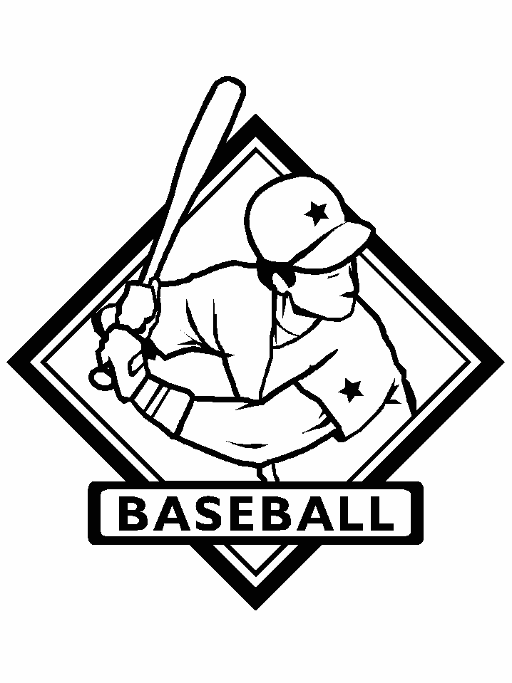 Baseball Coloring Pages (16) - Coloring Kids