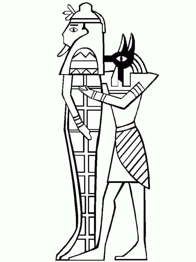 Ancient Egypt Coloring Pages For Kids Egyptian Coloring Pages For 