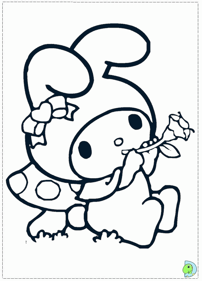 and my melody Colouring Pages