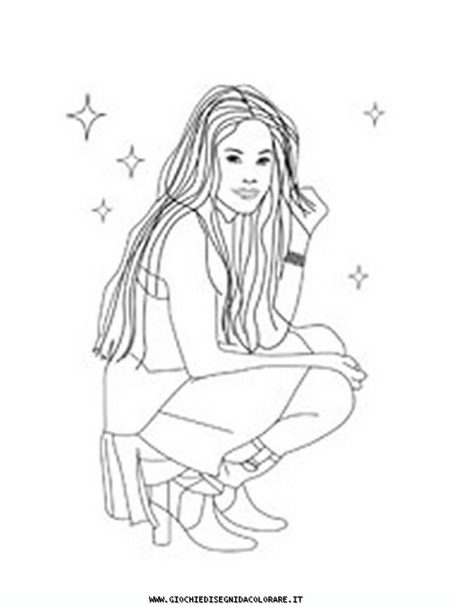 High School Musical Gabriella Coloring Pages