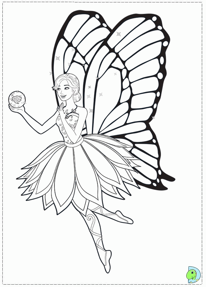 Barbie Fairytopia Coloring Pages - Coloring Home