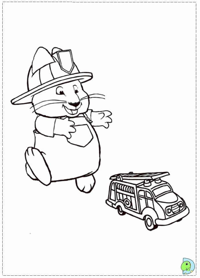 Max and Ruby Coloring page- DinoKids.