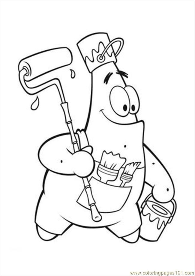 sponges cartoon Colouring Pages