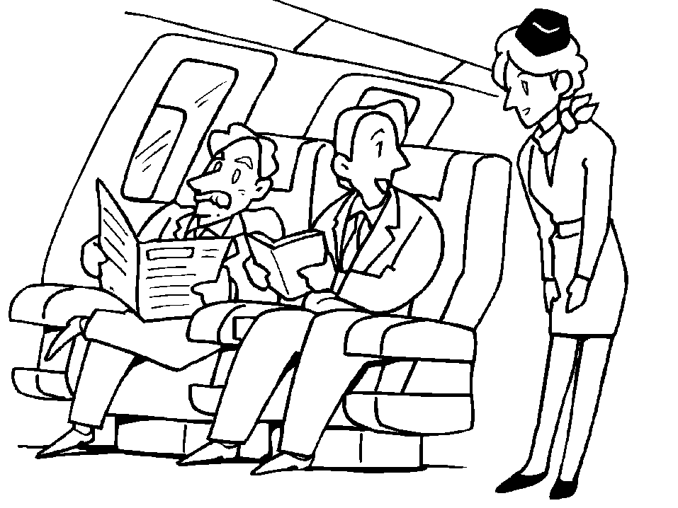 Flight People Coloring Pages & Coloring Book