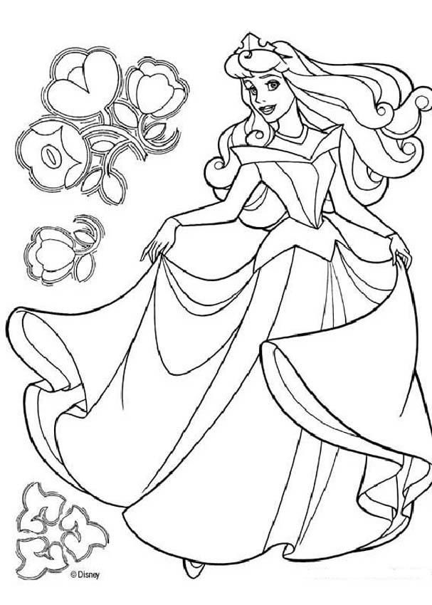 Belle-coloring-7 | Free Coloring Page Site