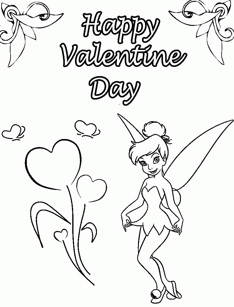 Happy Valentines Day Coloring Pages - Coloring Home