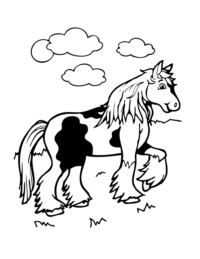 Free Printable Horse Coloring Pages | H & M Coloring Pages