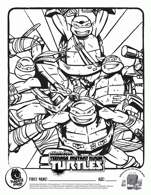 tmnt nick Colouring Pages (page 3)