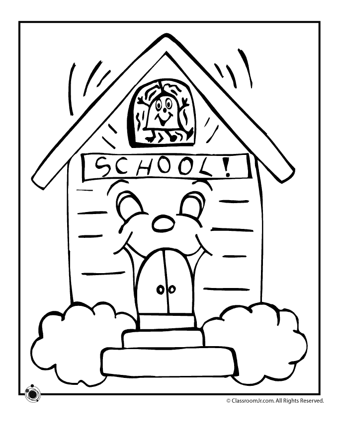 School House Coloring Pages 9 | Free Printable Coloring Pages