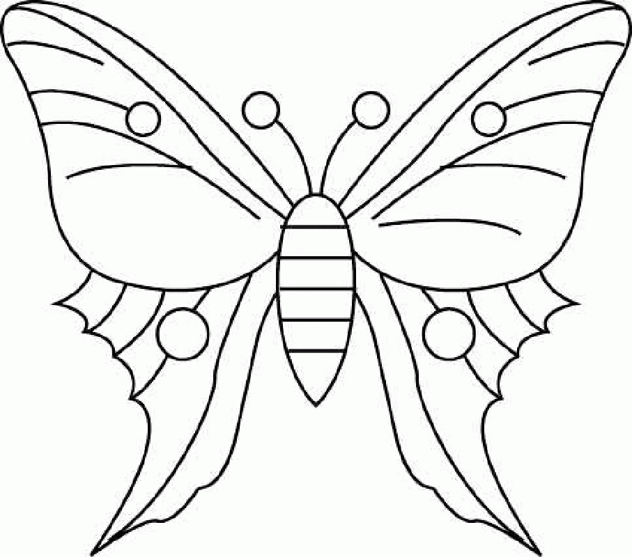 Butterflies Coloring Pages 23 | Free Printable Coloring Pages 
