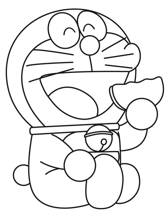Doraemon Coloring Pages Home Free Printable Gambar