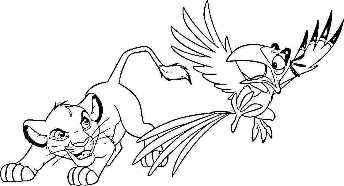 Zazu Coloring Pages - Coloring Home