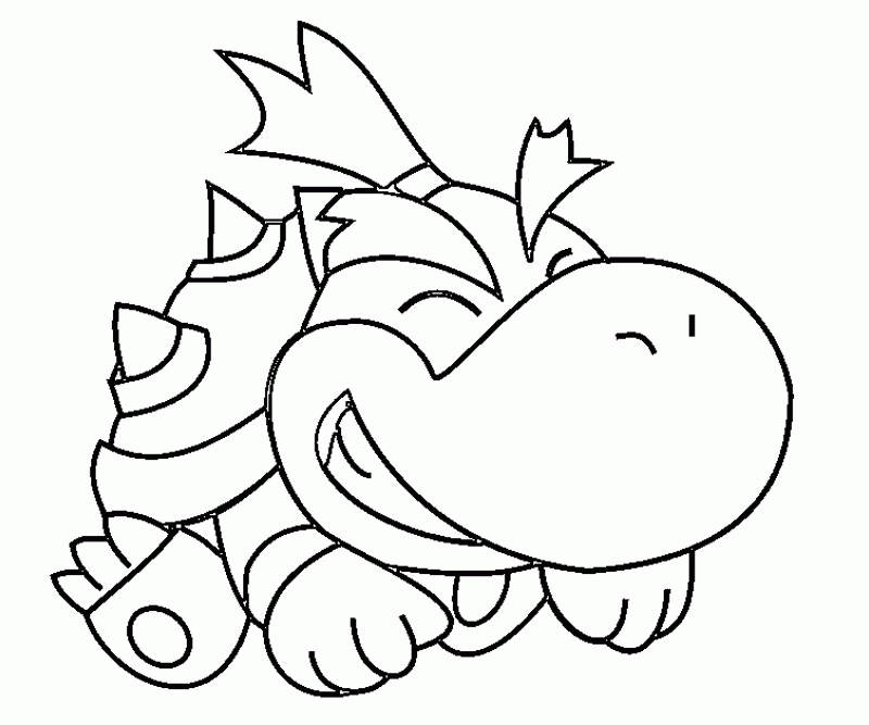 Bowser Jr Coloring Pages Coloring Home