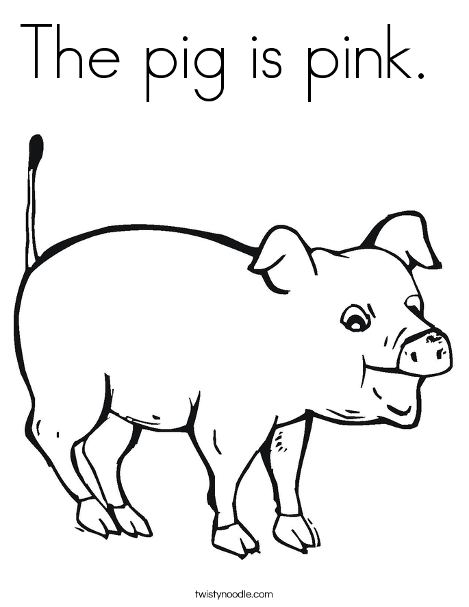 pink coloring page - Quoteko.