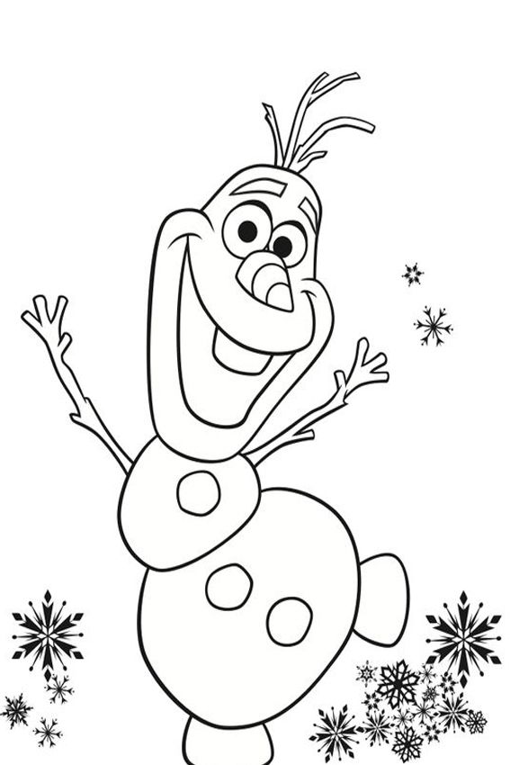 Olaf Coloring Pages - Coloring Home