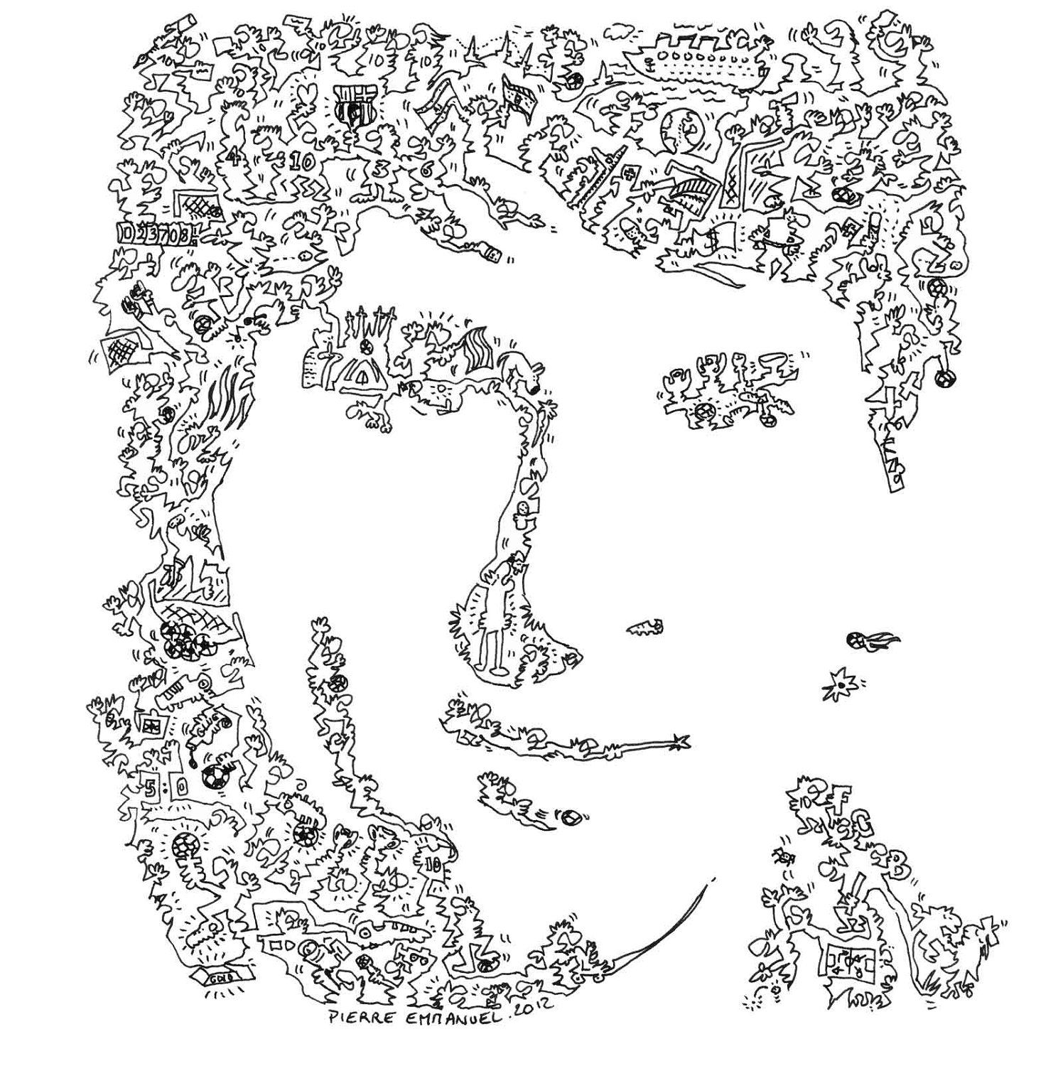 Lionel Messi Coloring Pages Messi Coloring Lionel Drawing Draw Celebrities Easy Drawdoo Leo