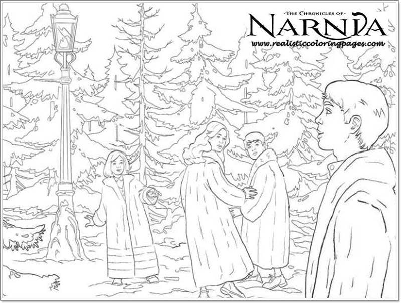The Chronicles Of Narnia Printable Coloring Pages | Realistic ...